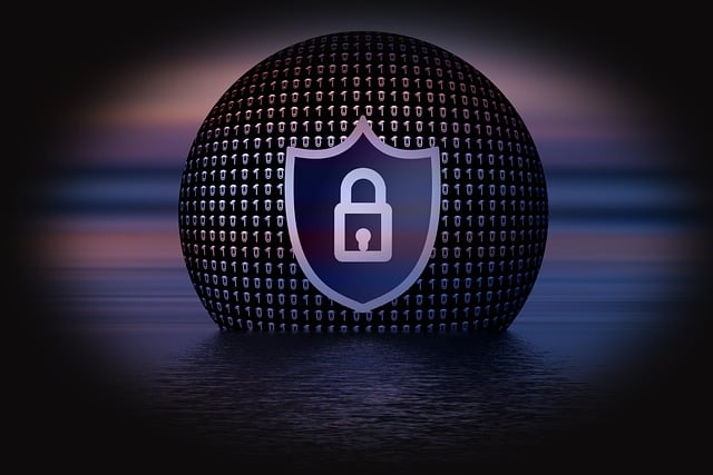 Identity and data protection shield illustration
